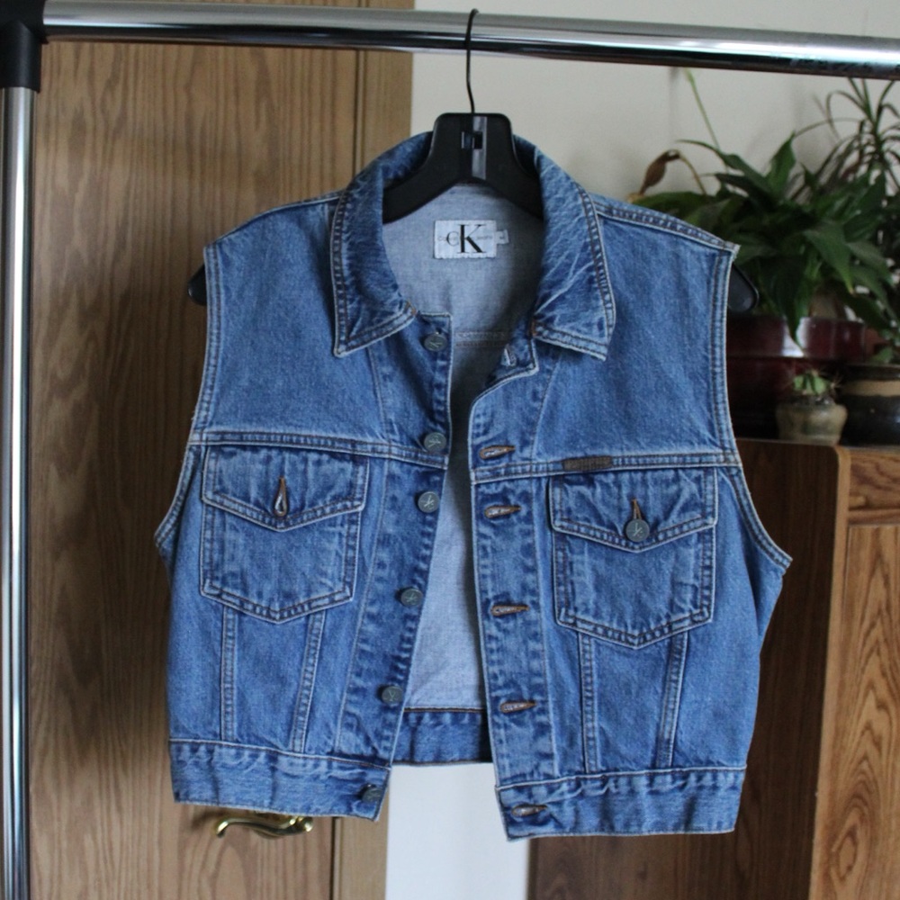 vintage Calvin Klein Denim Vest